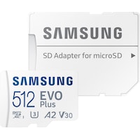 Samsung EVO Plus (microSDXC, 512 GB, U3, UHS-I)