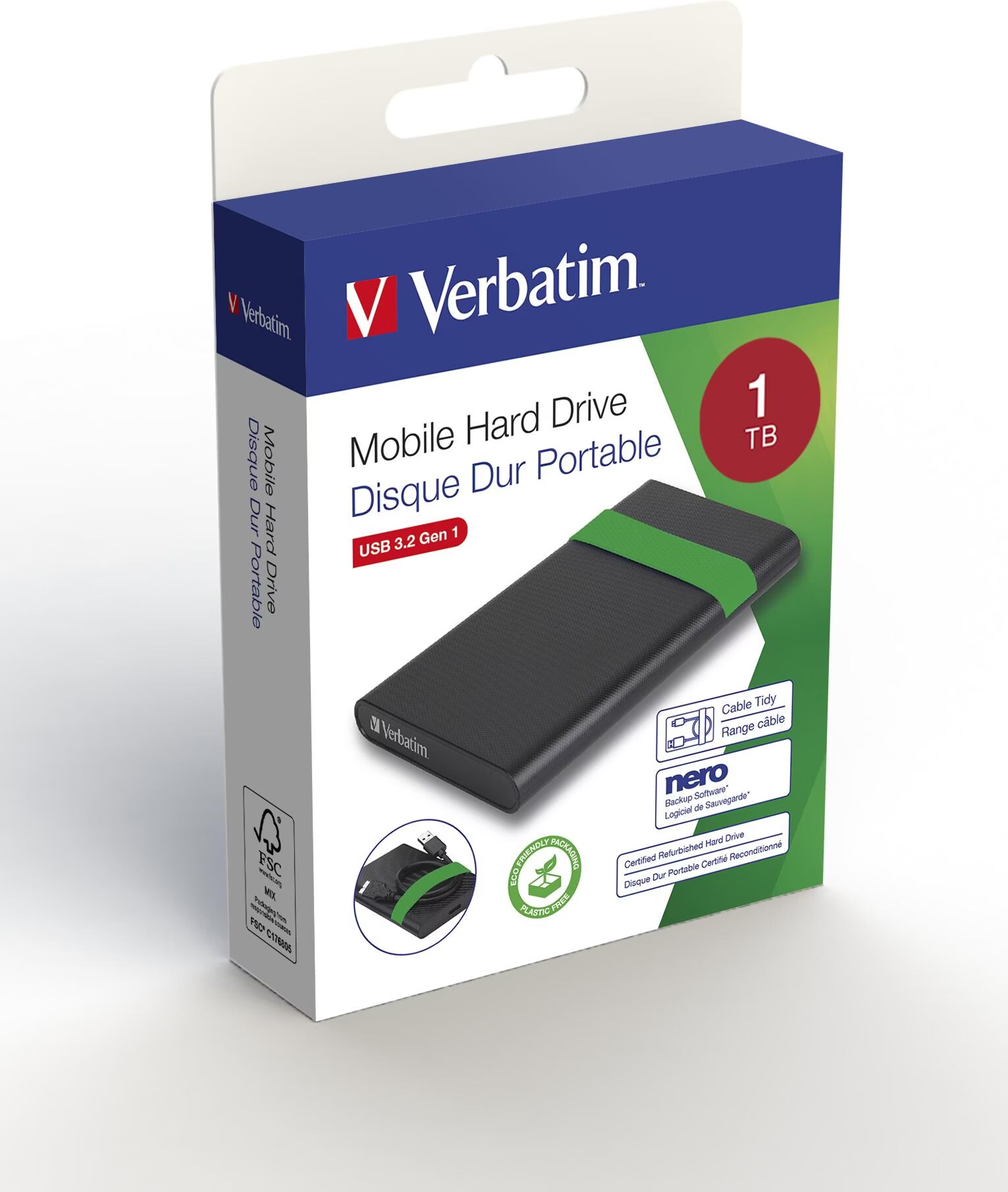 Verbatim DD EXTERNAL 1TB USB3.2 - buy at Galaxus