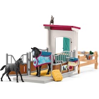 Schleich Box pour chevaux avec jument et poulain