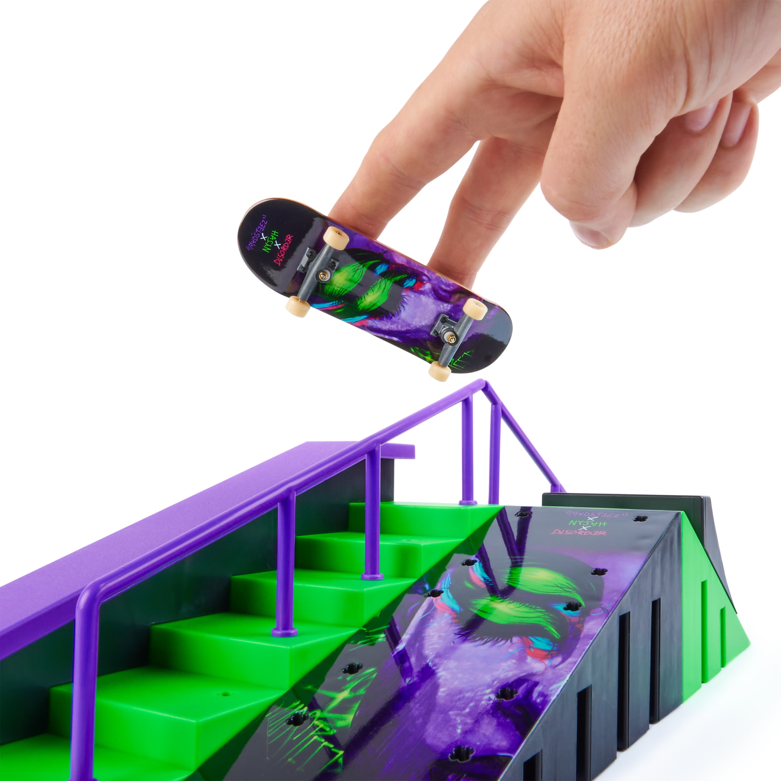 Spin Master Tech Deck, Nyjah Rail Shredder Skatepark, X-Connect