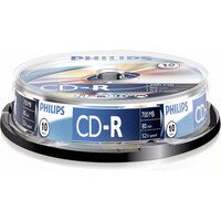 Philips 1x10 CD-R 80Min 700MB 52x SP (10 x)