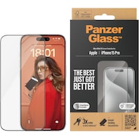 PanzerGlass Ultra-Wide Fit (1 Piece, iPhone 15 Pro)