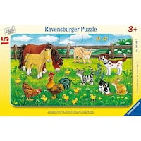 Ravensburger Animaux de ferme sur la prairie (15 pièces)