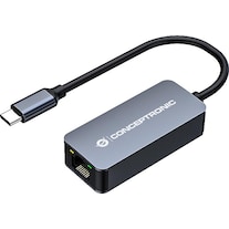 Conceptronic Adaptateur USB-C -> 10/100/1000/2500 (USB 3.2, RJ45 2.5 Gigabit Ethernet (1x))