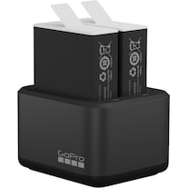 GoPro Dual Battery Charger + Enduro (Bloc d'alimentation, Hero 11, Hero 10, Héros 9, Hero 12)