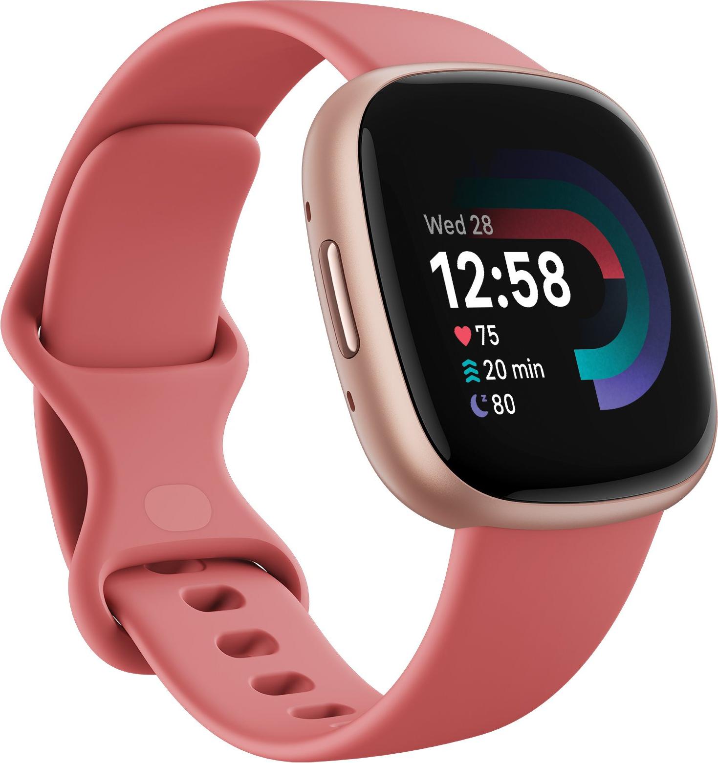 Fitbit versa smartwatch aluminium top