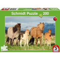 Schmidt Spiele Famille de chevaux (200 pièces)