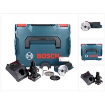 Bosch Professional Bosch GWS 12V-76 Professional Akku Winkelschleifer 12 V 76 mm Brushless + 2x Akku 6,0 Ah + L-Boxx... (76 mm)