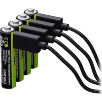 Verico Li-Ion USB-C Micro AAA Battery 1.5V 900mWh 600mAh chargeable via USB (4 pcs., AAA, 600 mAh)