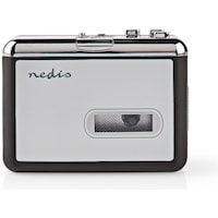 Nedis Portable USB Cassette to MP3 Converter - Convert Cassettes to MP3 Format - With USB Cable