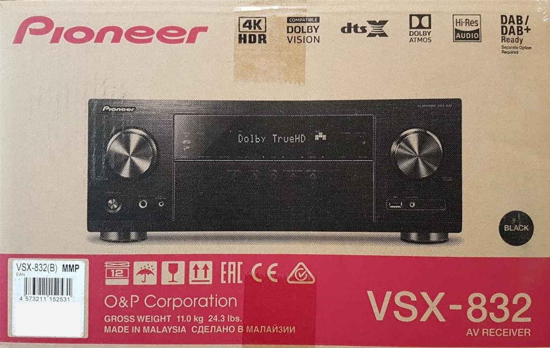 Question about Pioneer Vsx-832