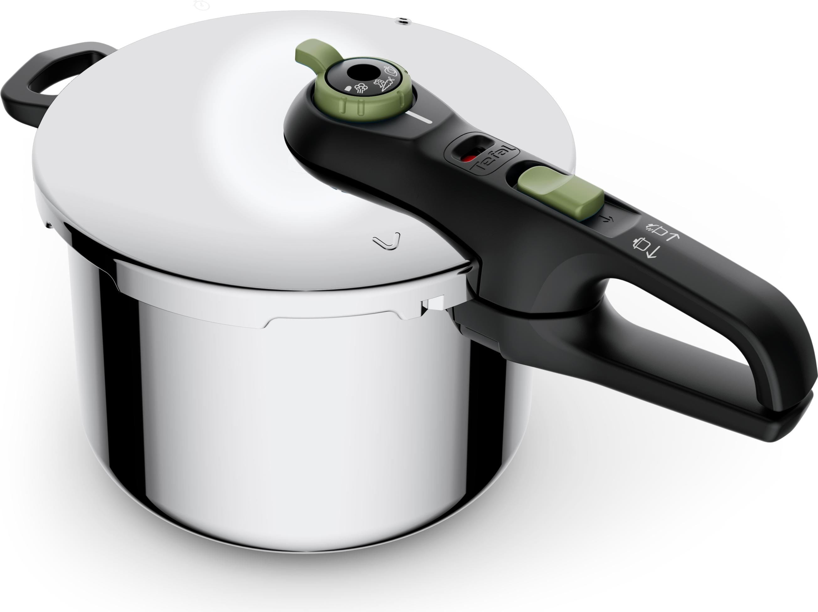 Tefal Secure Trendy Pressure Cooker 4 l without basket moringa green 25 cm Saucepan Stainless steel Galaxus