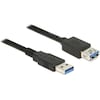 Delock Câble d'extension USB 3.0 (5 m, USB 3.0)