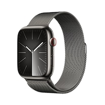 Apple Watch Series 9 (45 mm, Stainless steel, 4G, One size)