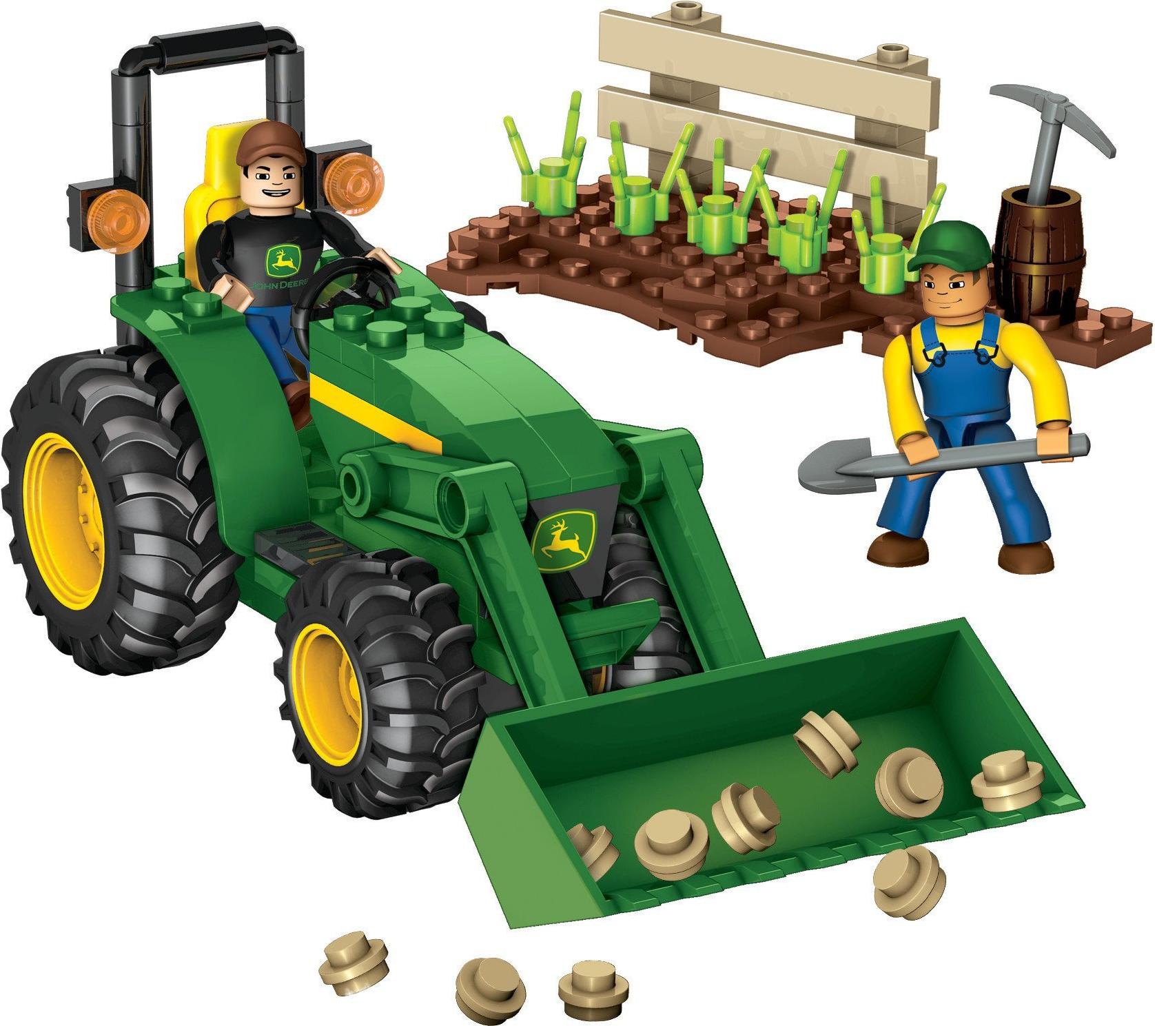 Mattel World Builders John Deere Tracteur De Ferme Galaxus