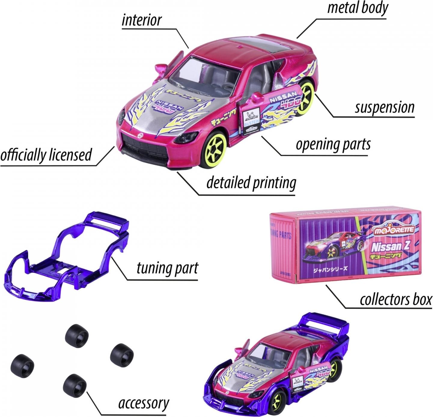 MAJORETTE 2023 Nissan Z (Japan Series Deluxe with Tuning