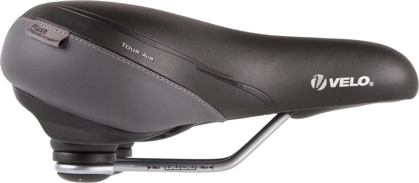 Velo Tour Air Saddle - Black by Velo VELO Tour Air touring saddle | Messingschlager