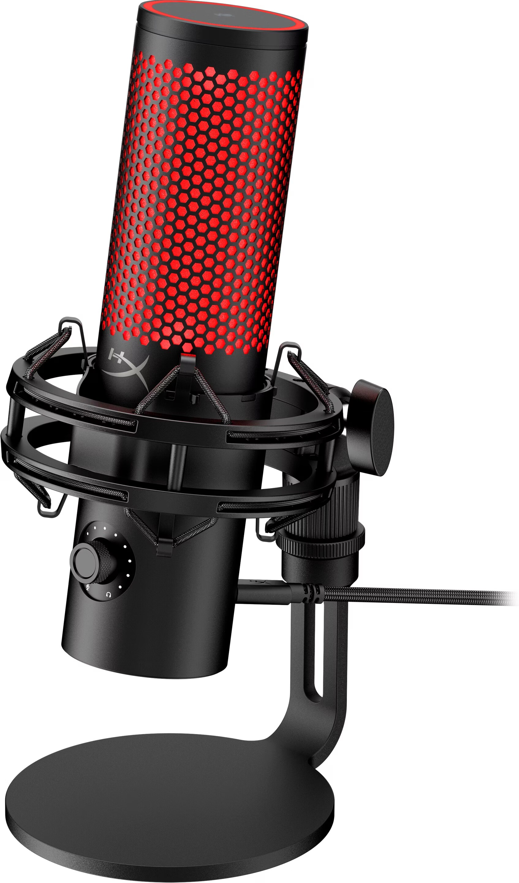 配信機器・PA機器・レコーディング機器 HyperX QuadCast S + GRANPRO Micstand Amazon.co.jp: HyperX QuadCast スタンドアロンマイク
