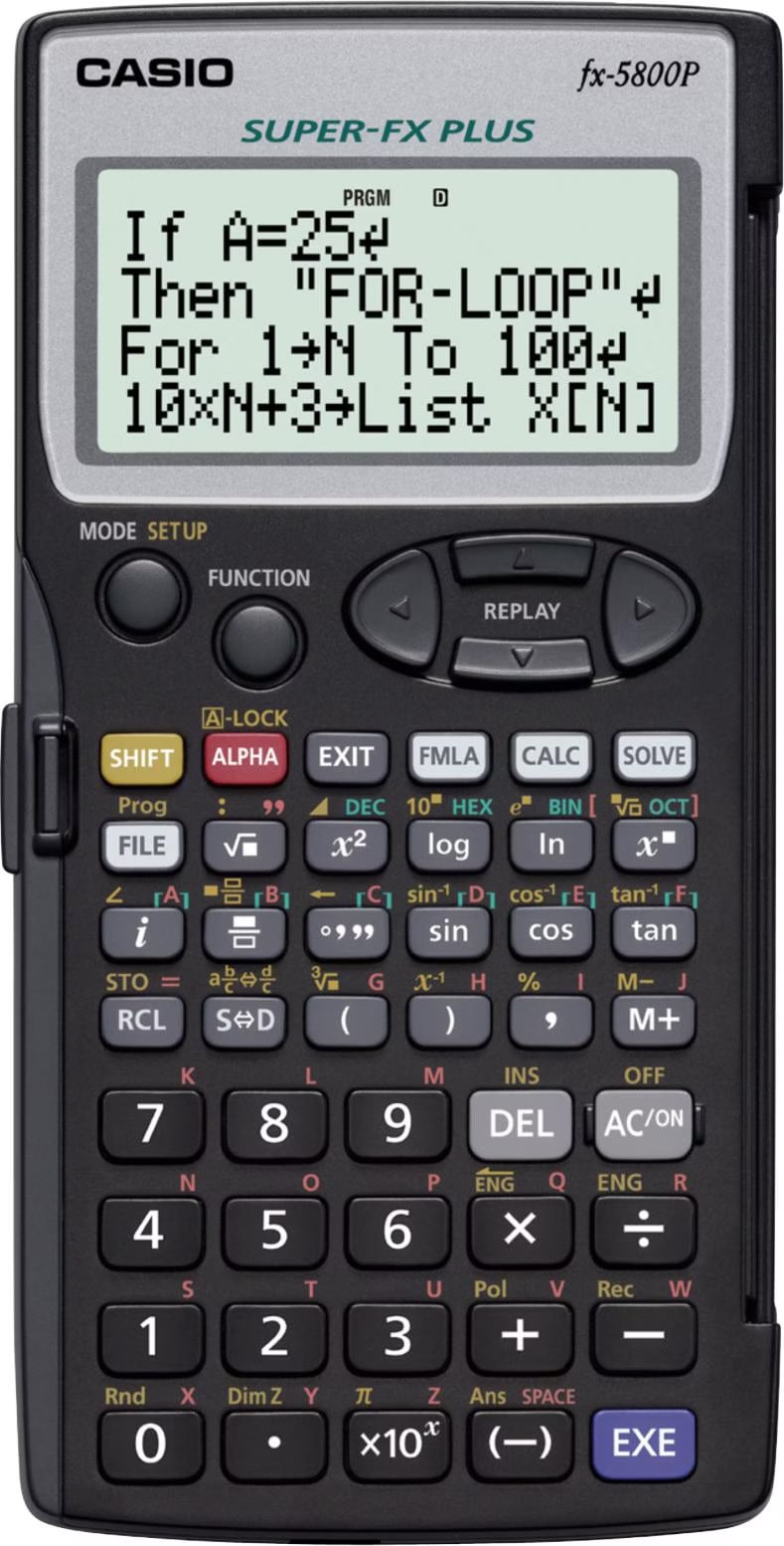 その他 CASIO FX-5800P Amazon | カシオ プログラム関数電卓 407関数 fx-5800P-N | 関数