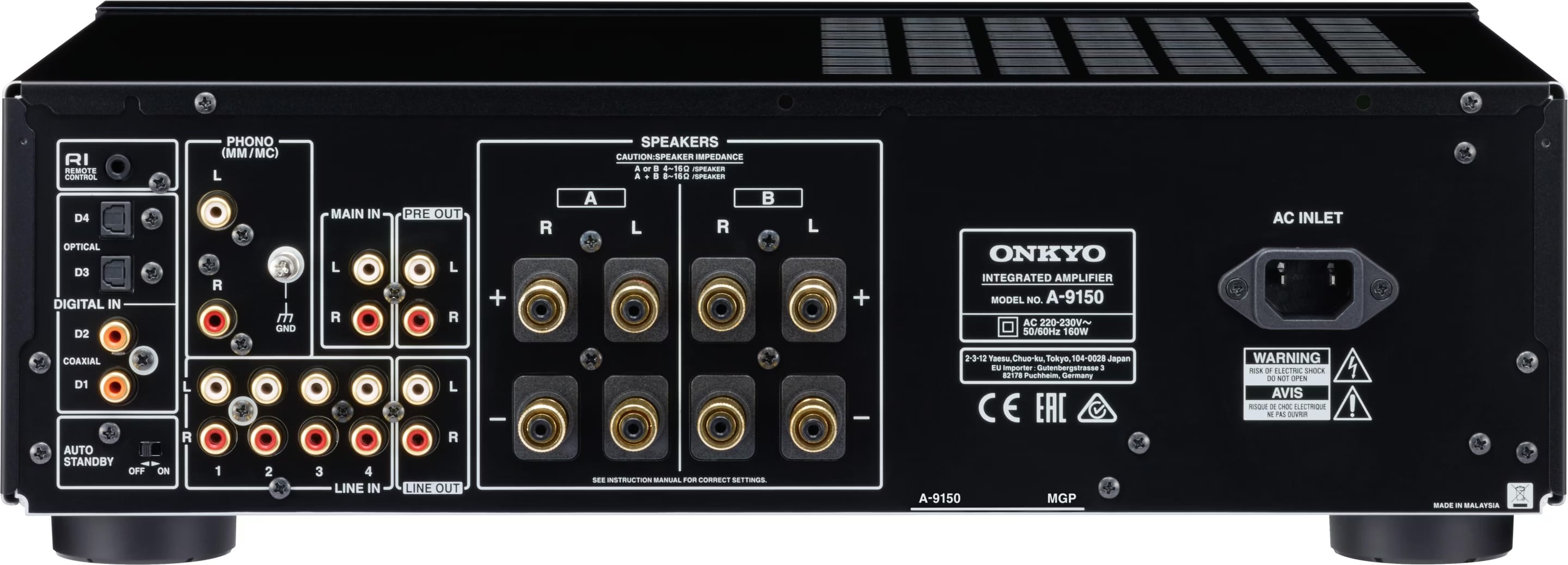 アンプ ONKYO A-915R(B) ONKYO A-915R : オーディオ・マルチシステム奮闘記